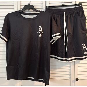 Men's 2pc Summer Shorts Set XL Ace of Spades